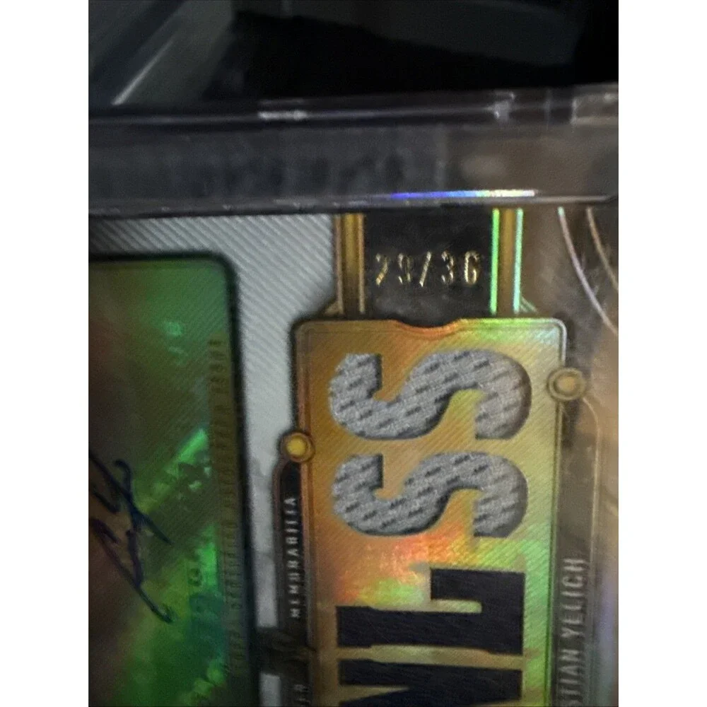 2024 Topps Triple Threads Jersey Christian Yelich Autograph Relic /36 -Brewers🔥